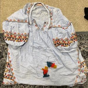 Zara Tunic/ blue Dress